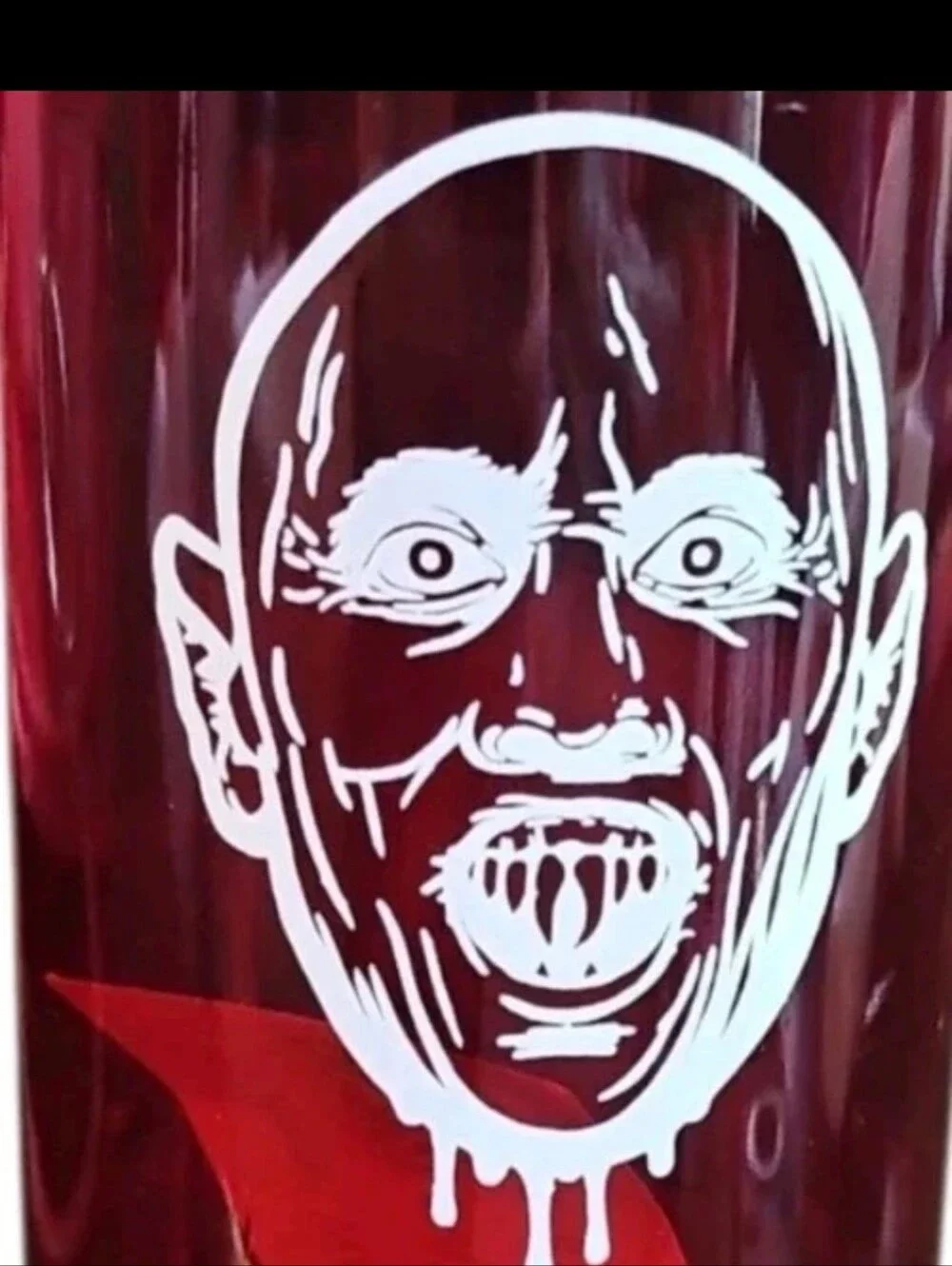 Salem's Lot Vampire Red Push/Pull Lid Drink Bottle